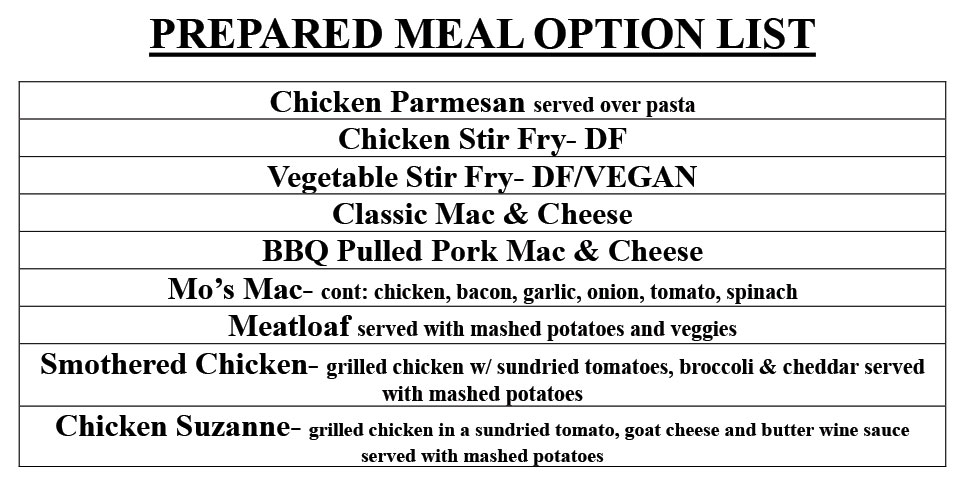 Prepared Meals
